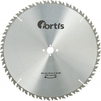 Pilový kotouč HW 450 x 3,8 x 30 mm Z40LWZ Fortis