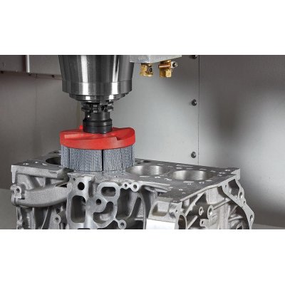 Tanierová kefa pre CNC stroje HFB SiC 75 x 35 mm, K 80, B22 DKN Lessmann  - obrázek