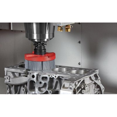 Talířový kartáč pro CNC stroje HFB SiC 75 x 35 mm, K 120, B22 DKN Lessmann - obrázek