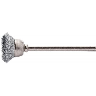 Miniaturní hrncový kartáč ušlechtilý ocel, vlnitý, 15x0,1 mm Lessmann