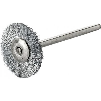 Miniaturní kulatý kartáč ušlechtilá ocel, vlnitý, 22x0,1 mm Lessmann