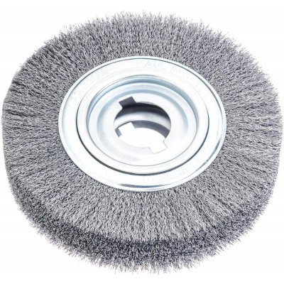 Kulatý kartáč z ocelového drátu 250x60 mm, vlnitý, 35 mm Lessmann
