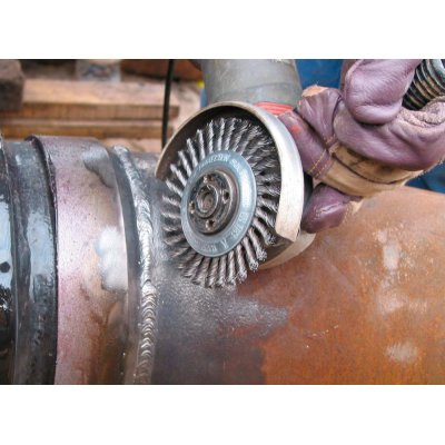 Kefa na potrubie z oceľového drôtu 125x6 mm splietaná 0,5 mm Lessmann  - obrázek