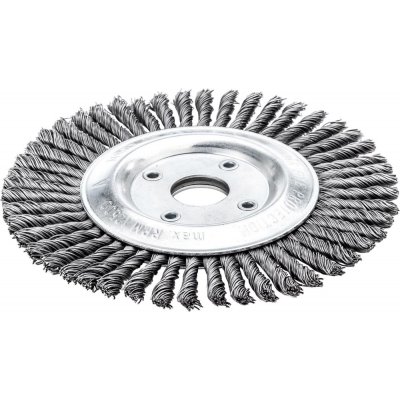 Kartáč na potrubí z ocelového drátu 125x6 mm splétaný 0,5 mm Lessmann
