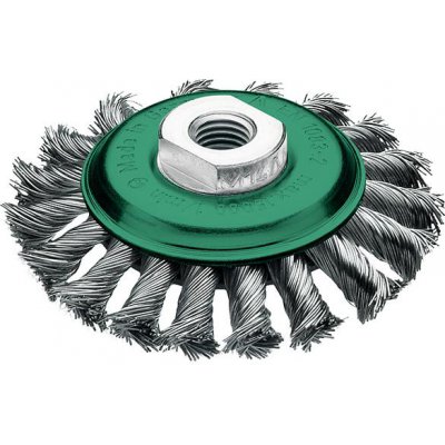 Miskový kartáč ušlechtilý ocel 115 x 12 mm spletený 0,5 mm Lessmann