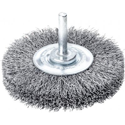 Nástrojový kruhový kartáč se stopkou, ocelový drát, vlnitý 40x0,2 mm Lessmann