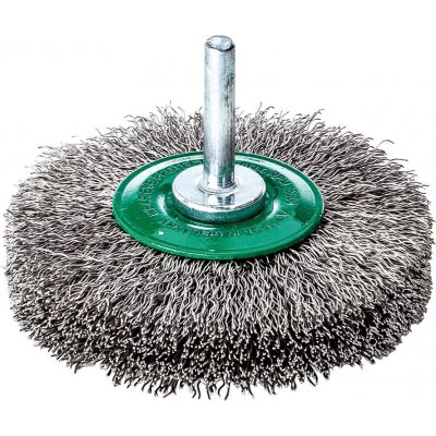 Kulatý kartáč V4A, vlnitý se stopkou 70x10x0,3 mm Lessmann
