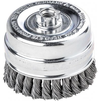 Hrncový kartáč ocelový drát splétaný 100x0,5 mm Lessmann