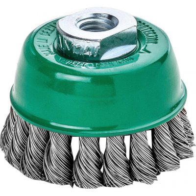 Hrncový kartáč ušlechtilá ocel splétaný 65x0,5 mm Lessmann