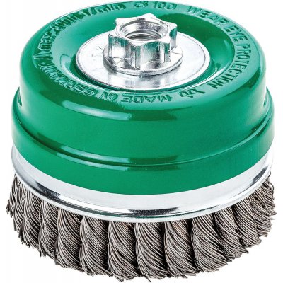 Hrncový kartáč ušlechtilá ocel splétaný 80x0,5 mm Lessmann