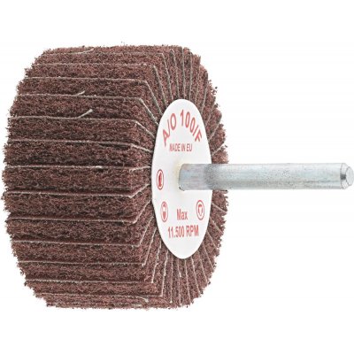 Kombinovaný lamelový brusný kotouč průměr stopky 6 mm 80 x 50 mm A/O 80 střední FORMAT