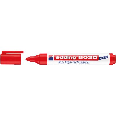 Značkovač HighTech 8030NLS červená barva edding