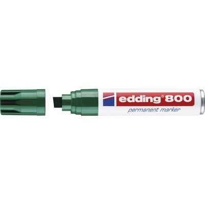 Permanentní popisovač č. 800 zelená barva edding