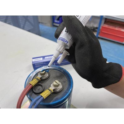 Markal Security-Check zaisťovací lak, modrý  - obrázek