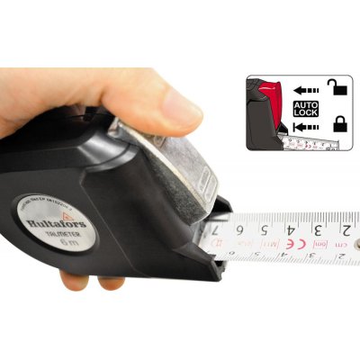 Kapesní svinovací metr Talmeter 6mx25 mm bílý Hultafors - obrázek