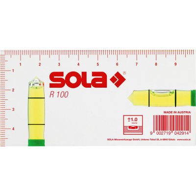 malá vodováha R100 10 cm Sola - obrázek