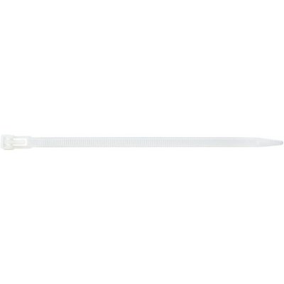 Vázací pásky, z nylonu, přírodní 280 x 7,5 mm, balení 100 ks s uvolněním SapiSelco