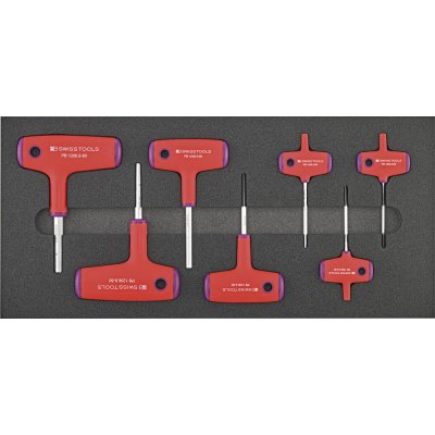 Modul s nářadím 2/3 šroubováky s vnitřním šestihranem s T rukojetí PB Swiss Tools