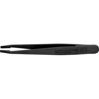 Plastová pinzeta ESD, černá 92 09 04 ESD KNIPEX - obrázek