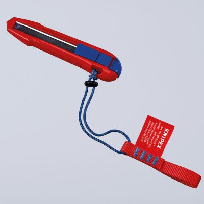 Nůž Cutter, ulamovací, hliník, tlakový odlitek 18 mm se 3 čepelemi KNIPEX - obrázek