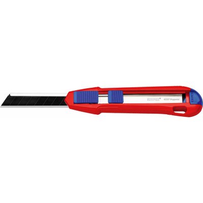 Nůž Cutter, ulamovací, hliník, tlakový odlitek 18 mm se 3 čepelemi KNIPEX