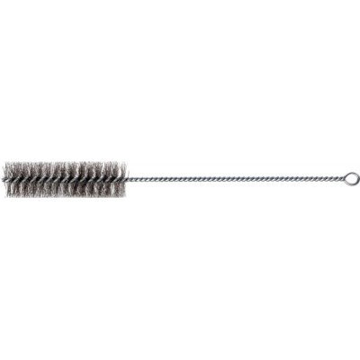 Válcový kartáč s očkem 50 x100/300 mm, ocelový drát, vlnitý Lessmann