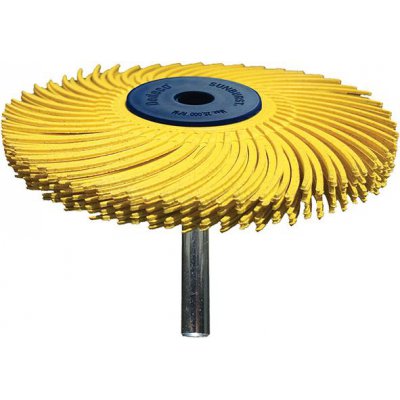 Radiální brusný stopkový kartáč průměr 51x6,4 mm A220 červenohnědý typ TC, S6x40 mm Tyrolit