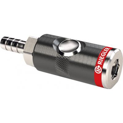 Bezpečnostní spojka s otočným tlačítkem, jmenovitý průměr 7,4 mm, průchodka 9 mm RIEGLER