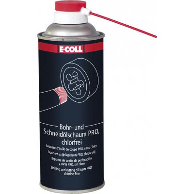 Vysoce výkonný vrtací a pěnový řezný olej bez chlóru PRO 400 ml E-COLL EE