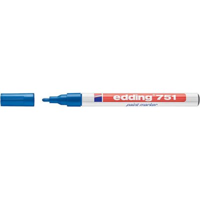 Popisovač číslo 751 modrá barva edding