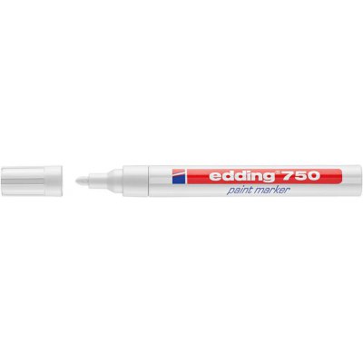 Popisovač číslo 750 bílá barva edding