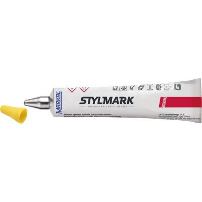 Popisovač v tubě Markal Stylmark 50 ml žlutý