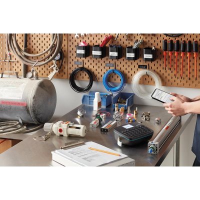 DYMO LabelManager Executi640CB s 3 D1 popisovacou páskou vrát. prenosnej tašky Softcase - obrázek