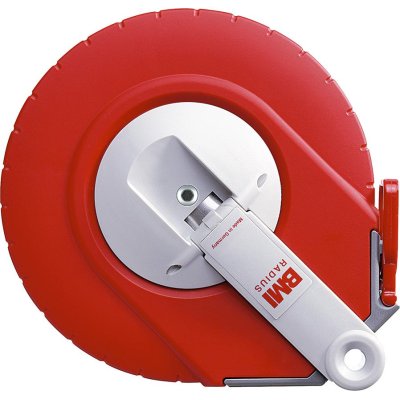 Kapsľové meracie pásmo oceľové biele 20 m x 13 mm Začiatok meradla A Flextop BMI - obrázek