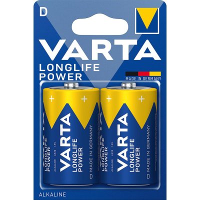 Baterie LONGLIFE VARTA Power D 2 ks v blistru