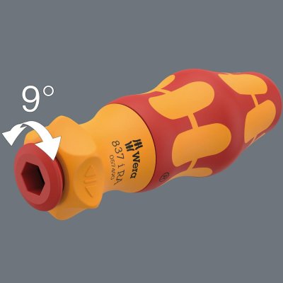 Rukoväť skrutkovača Kraftform VDE s račňou Wera - obrázek