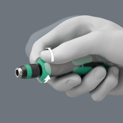 Držiak bitov s funkciou račne a rýchloupínacím držiakom Wera - obrázek