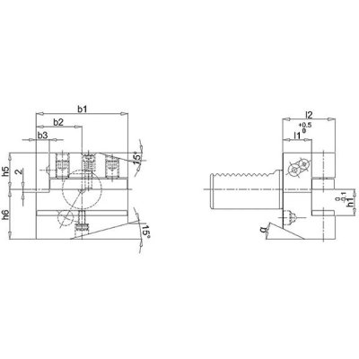 VDI držiak DIN69880 B2A-50x25x44 - obrázek