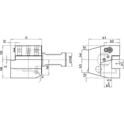 VDI držiak DIN69880 C1C4A-30x20x70 - obrázek