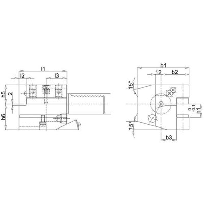 VDI držiak DIN69880 C1C4A-30x20x70 - obrázek