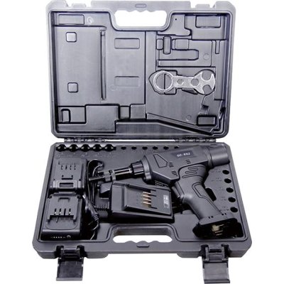 Akumulátorové náradie na slepé nitovacie matice GO-RN 2 v kufríku 2 Ah 36W 2x akumulátor a - obrázek