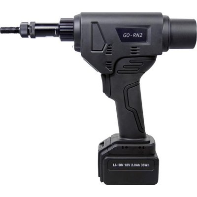 Akumulátorové náradie na slepé nitovacie matice GO-RN 2 v kufríku 2 Ah 36W 2x akumulátor a