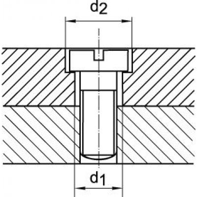 Krátky stupňovitý vrták HSS Priechodné otvor 180 ° M3 FORMAT - obrázek