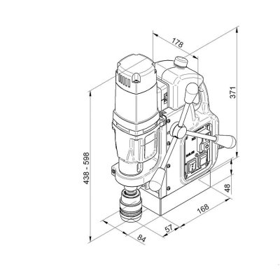 Magnetická vrtačka MAB 485, 230 V BDS BDS MASCHINEN - obrázek