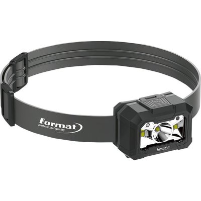 Aku čelovka Sensor 200/100/400 lumenů FORMAT