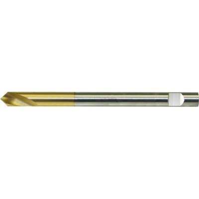 Návrtový vrták NC dlhý DIN1835 HSSCo5 TiN tvar B 90 ° valcová stopka 6,0mm FORMAT