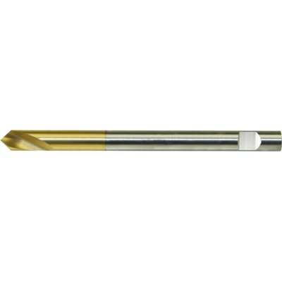 Návrtový vrták NC dlhý DIN1835 HSSCo5 TiN tvar B 90 ° valcová stopka 6,0mm FORMAT