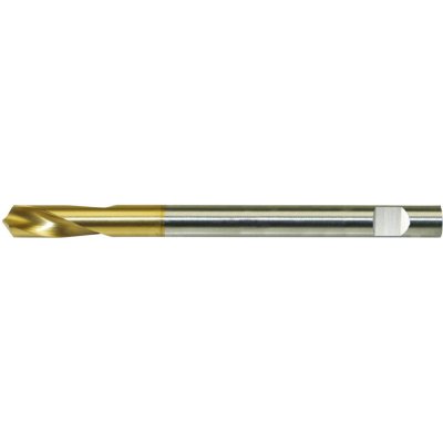 Návrtový vrták NC dlhý DIN1835 HSSCo5 TiN tvar B 120 ° valcová stopka 6,0mm FORMAT