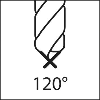 Návrtový vrták NC dlhý DIN1835 HSSCo5 TiN tvar B 120 ° valcová stopka 12,0mm FORMAT - obrázek