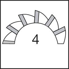 Stopková fréza HPC dlhá tvrdokov TiAlN typ INOX 35/38 ° Z4 4,0mm FORMAT GT - obrázek